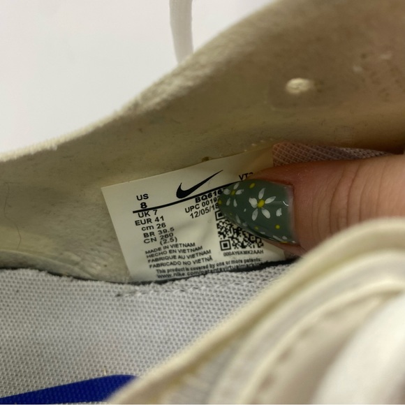 Nike React Element 55 “White Game Royal” BQ6167-100 Size 8 Men’s - Picture 12 of 13